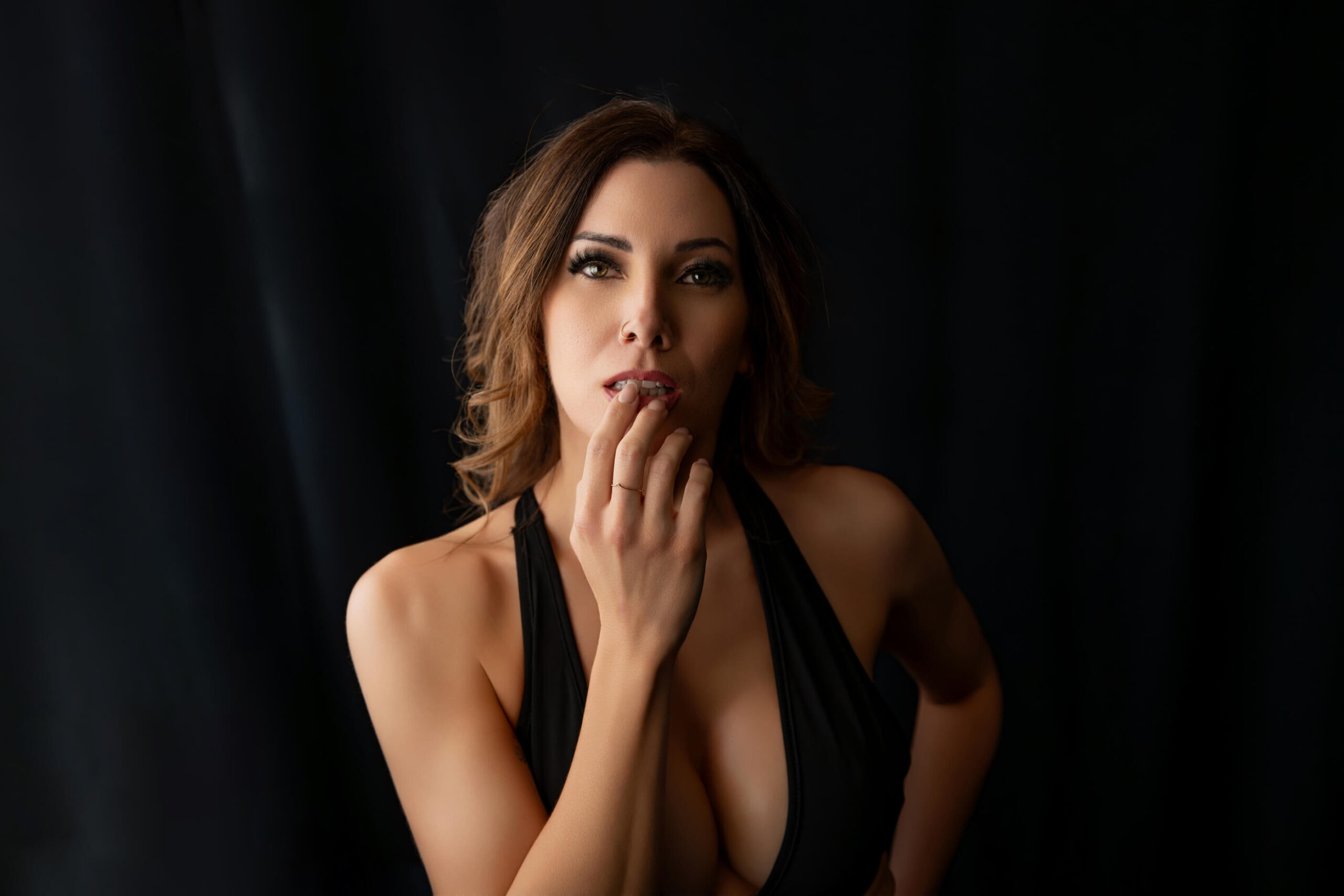 empowered fitness boudoir images Burlington client